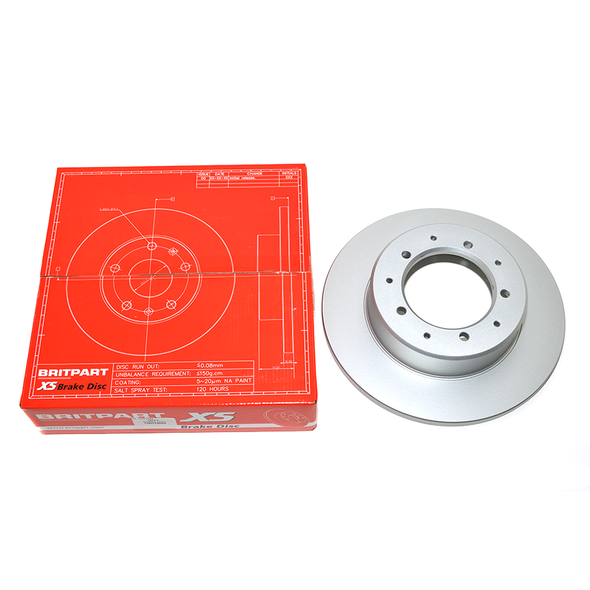 Discovery 1 Rear Solid Brake Discs-Exact OEM Specification - LR017953G-1 from JGS4x4