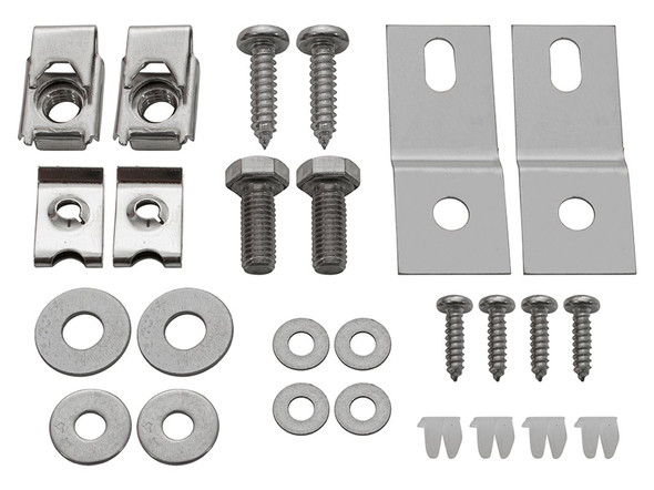 Stainless Steel Front Radiator Grille Frame Mounting Bracket Kit With Air Con for Defender - MTC6332 from JGS4x4
