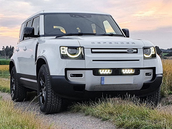 Defender L663 Triple-R 750 LED Spotlights Grille Integration Kit from JGS4x4