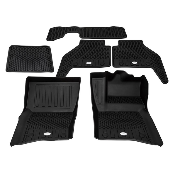 Deep-Sided Rubber Mat Set For New Defender 110 | VPLES0667LR from JGS4x4