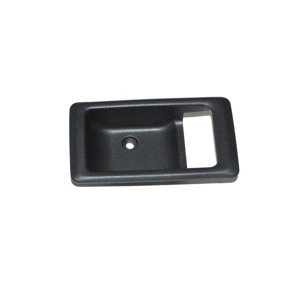 Right Hand Interior Door Handle Bezel Black-Defender/Range Rover Classic from JGS4x4