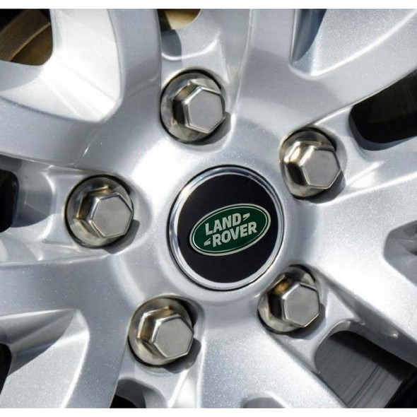 Land Rover Wheel Centre Cap Black & Silver 4Pcs - LR094547LR