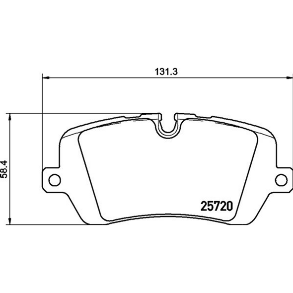 Defender L663 Onwards Rear Brake Pads BRITPARTXS XS from JGS4x4