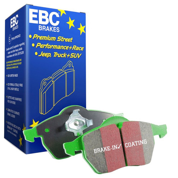 JGS4x4 | Range Rover P38 1995-2002 Front Brake Pads EBC Green Stuff - DA4149