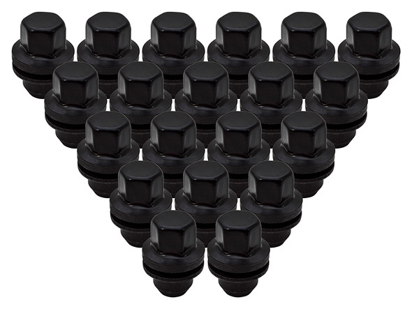 Discovery 5 Satin Black Alloy Wheel Nut Set Of 20 from JGS4x4