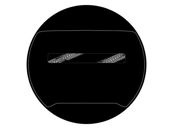 Land Rover NEW Defender 2020 Spare Wheel Cover Off Road Tyres Sticker - STICKER-TRACK