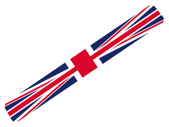Defender L663 Spare Wheel Cover Union Jack Flag Sticker from JGS4x4