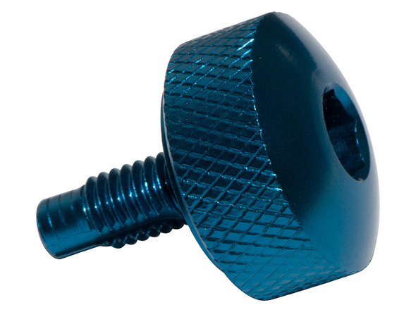 JGS4x4 | Land Rover Discovery 2 Td5 Top Coolant Hose Bleed Screw Blue Aluminium - PYP10008BLUE