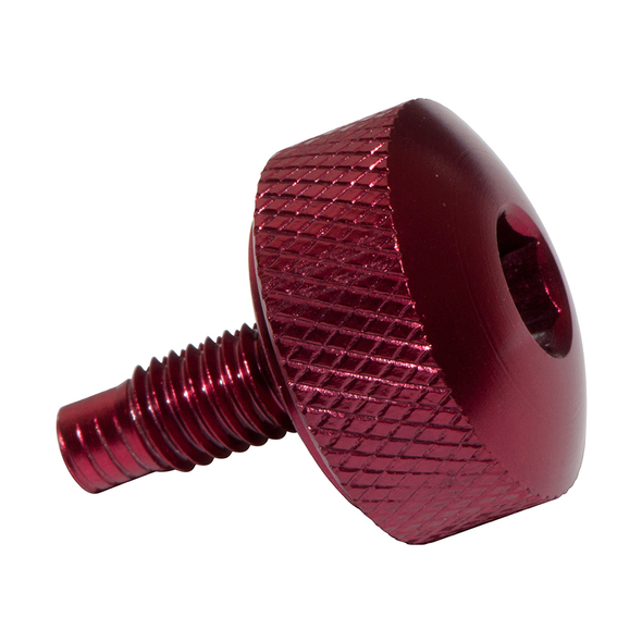 Top Coolant Hose Bleed Screw Red Aluminium for Discovery 2 Td5