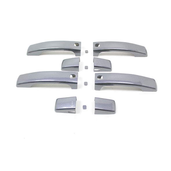 Carbon Fibre Finish Door Handle Cover Set from JGS4x4