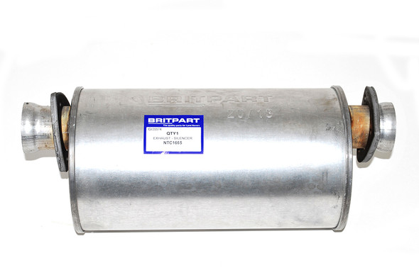 Centre Silencer for Defender 90 2.5 Turbo Diesel - NTC1665 from JGS4x4
