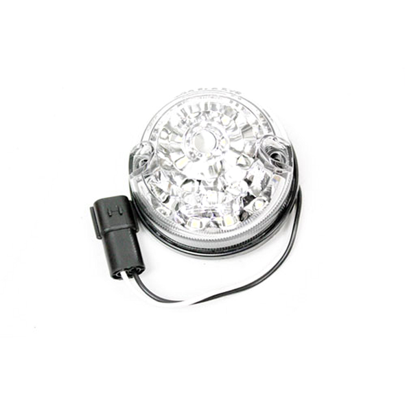 LR048189LEDCL-Defender Front Clear LED Sidelight-73mm | Wipac from JGS4x4
