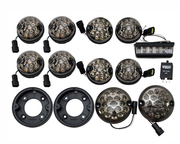 Terrafirma Smoked LED Light Kit for Defender (1983-2016) | GL1577SM from JGS4x4