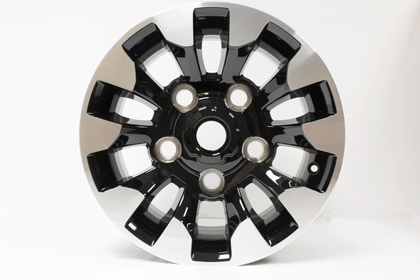 Defender/Discovery 1 Alloy Wheel-Gloss Black Diamond Cut-16X7 ET20 5X165 from JGS4x4