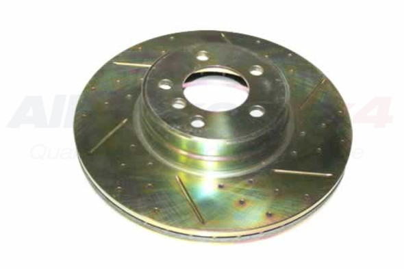 SDB000201CDG - Front Brake Disc Cross Drilled & Grooved | Terrafirma from JGS4x4