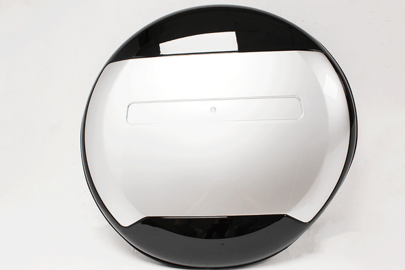 Gloss Black & Silver Wheel Cover from JGS4x4