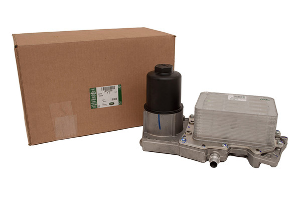 Genuine Engine Oil Cooler with Housing and Oil Filter for Range Rover and Range Rover Sport 4.4L TdV8 | LR113200