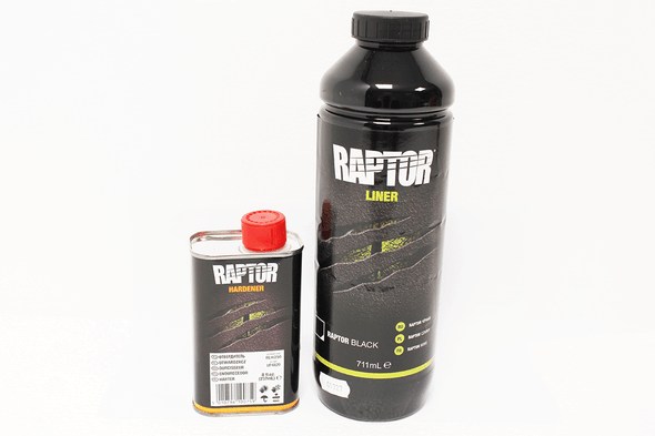 Raptor 750Ml Kit Black Inc Hardener from JGS4x4