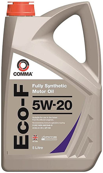 Comma ECF5L ECO-F 5W-20 Fully Synthetic Engine Oil - 5 Litre - ECF5L