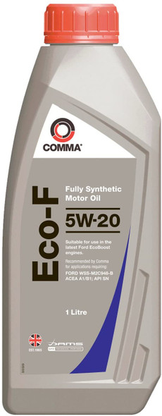 Comma ECF5L ECO-F 5W-20 Fully Synthetic Engine Oil - 1 Litre - ECF1L