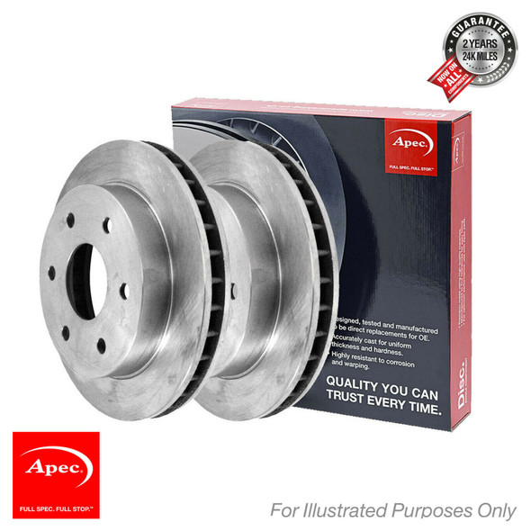 Front Brake Discs | APEC DSK2202 for Discovery 2 from JGS4x4