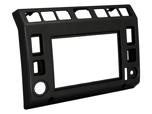 Black Double Din Radio Surround for Defender - FWJ000110PMA from JGS4x4