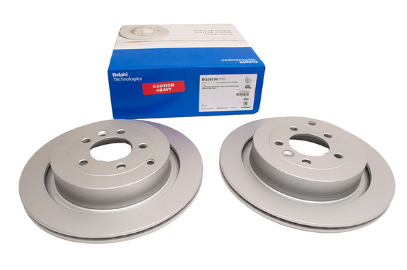 Delphi Rear Brake Disc Pair for Discovery 4 and Range Rover Sport | LR189034 from JGS4x4