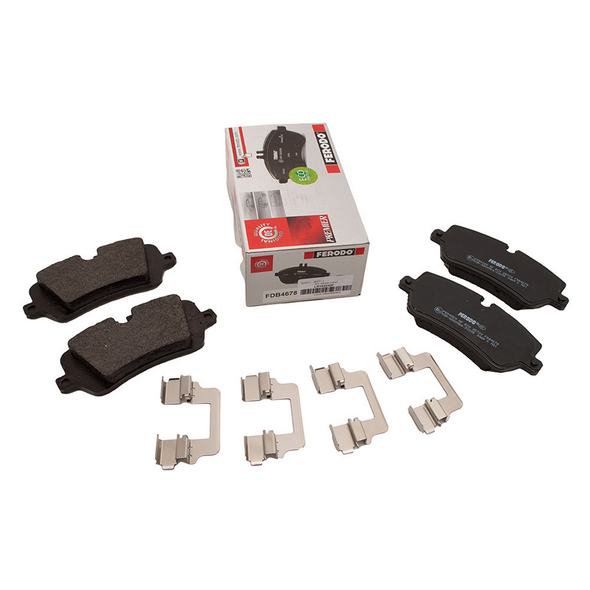 Rear 350mm Rear Brake Pad Set for Defender - LR162042 | Ferodo - LR162042F from JGS4x4