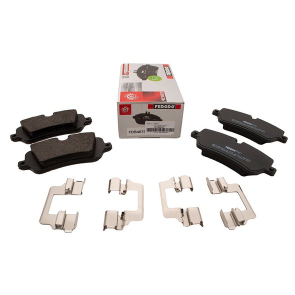 Rear 365mm Rear Brake Pad Set for Defender - LR162047 | Ferodo - LR162047F from JGS4x4