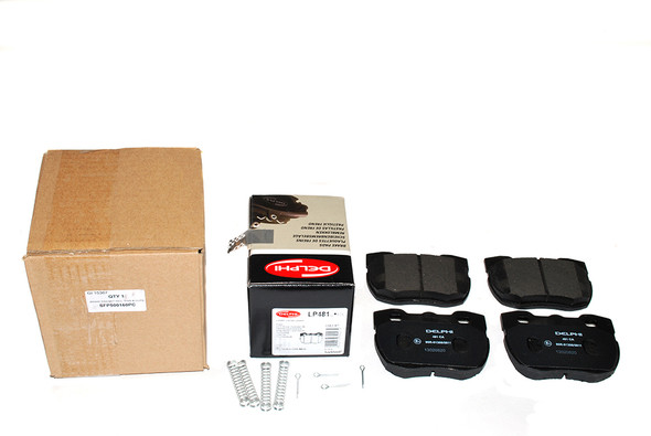 JGS4x4 | Brake Pad Set Including Pins & Clips - SFP500160PC | Delphi