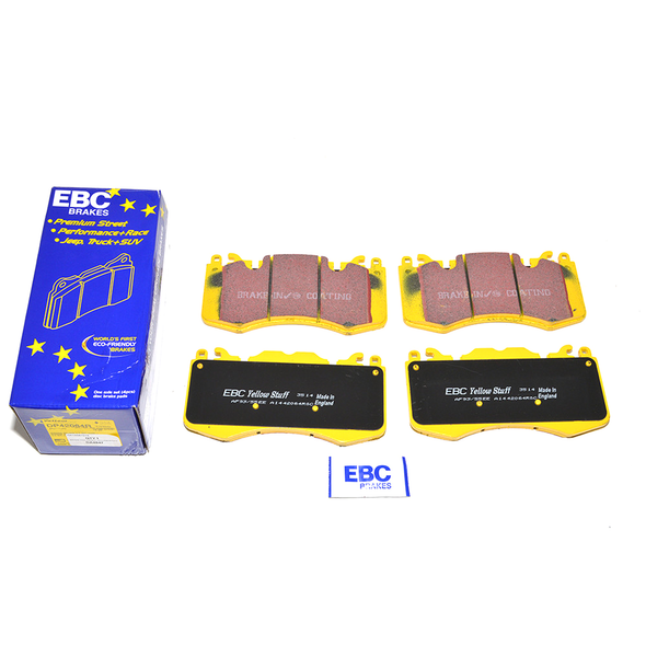 EBC Yellow Stuff Front Brake Pad Set - DA4847 | EBC Brakes from JGS4x4