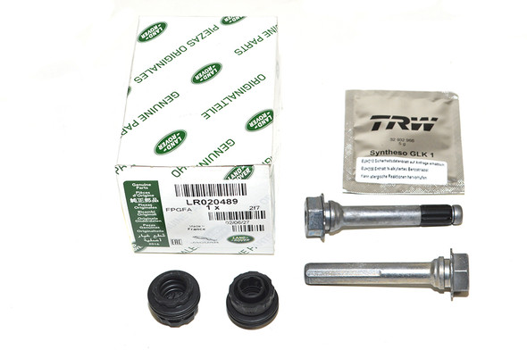 349mm Front Brake Caliper Carrier Slider Pin Kit for Defender | Genuine - LR020489 from JGS4x4 349mm Front Brake Caliper Carrier Slider Pin Kit for Defender | Genuine - LR020489 from JGS4x4