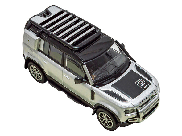 New Land Rover Defender 110 Indus Silver 1:76-DA3377 from JGS4x4