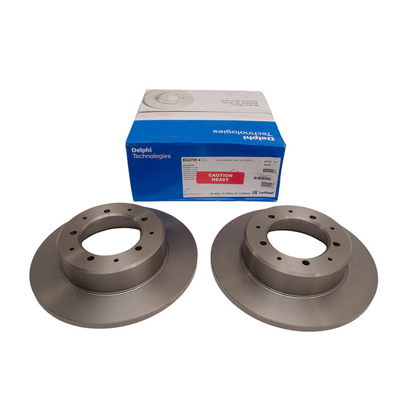 Range Rover Rear Brake Disc Pair-571912G | Delphi from JGS4x4