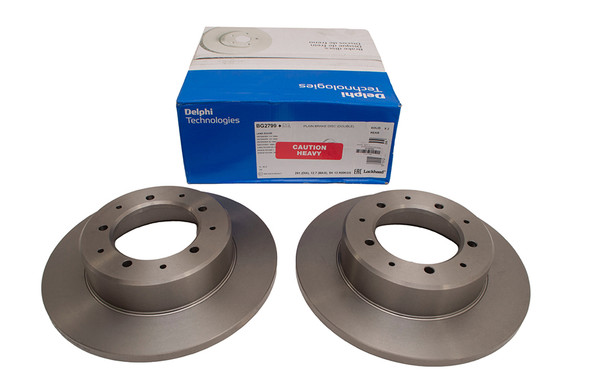 Range Rover Rear Brake Disc Pair-571912G | Delphi from JGS4x4