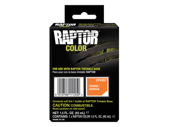 Raptor Colour Pouch 45Ml - Orange - DA3334 | Raptor from JGS4x4