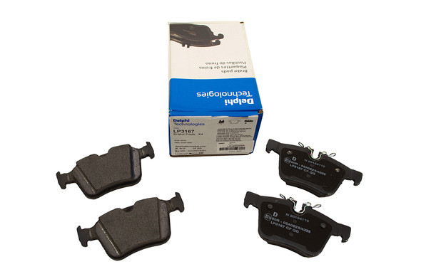 Rear Brake Pad Set - LR160436AP | Delphi from JGS4x4