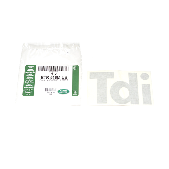 Tdi Badge - BTR516MUB | Genuine Land Rover from JGS4x4