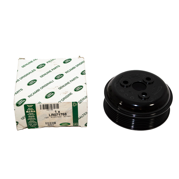 Water Pump Pulley for Range Rover Velar and Discovery 5 2.0 Diesel Ingenium | Genuine - LR071768 from JGS4x4