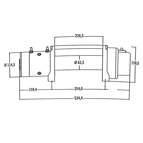 Winch Magnum 8K - DA2261 | Magnum from JGS4x4 Winch Magnum 8K - DA2261 | Magnum from JGS4x4