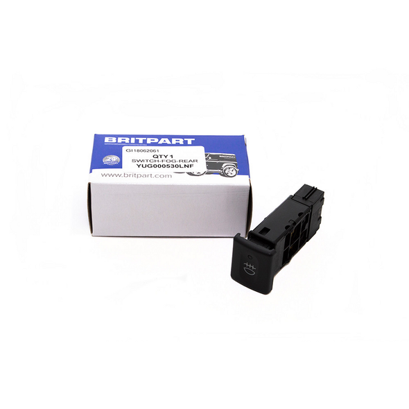 Rear fog lamp switch push button for Defender 2002 to 2016 YUG000530LNF