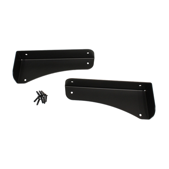 Terrafirma GA7371 Black Defender Seat Box Corner Protectors (Pair), Heavy-Duty Steel for Enhanced Durability from JGS4x4