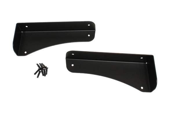 Terrafirma GA7371 Black Defender Seat Box Corner Protectors (Pair), Heavy-Duty Steel for Enhanced Durability from JGS4x4