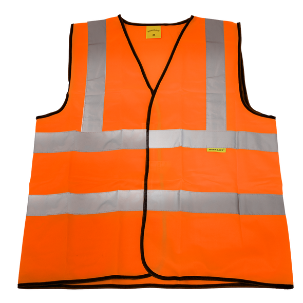 Worksafe® Hi-Vis Orange Waistcoat - Medium