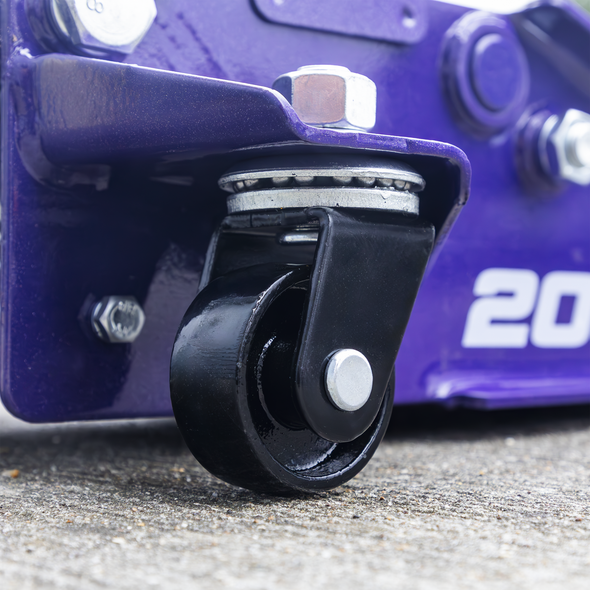 Low Profile Trolley Jack with Rocket Lift 2.25 Tonne - Purple