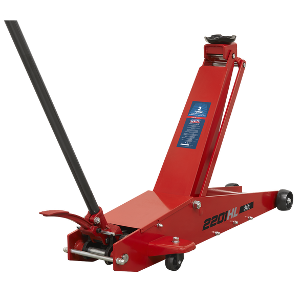 Long Reach High Lift Commercial Trolley Jack 2 Tonne