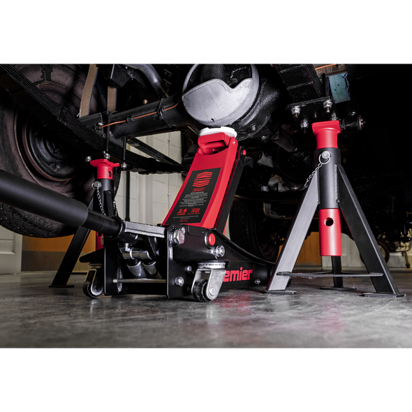 Premier Low Profile Trolley Jack with Rocket Lift 2.5 Tonne