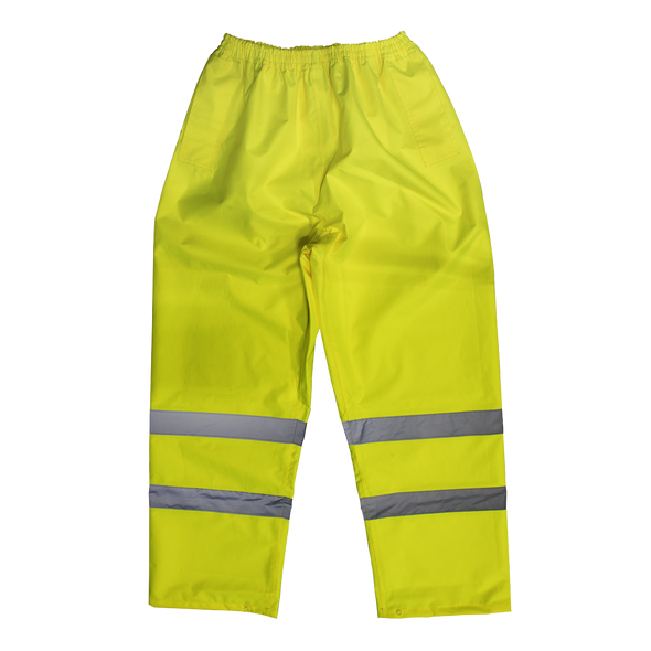 Worksafe® Hi-Vis Yellow Waterproof Trousers - XX-Large
