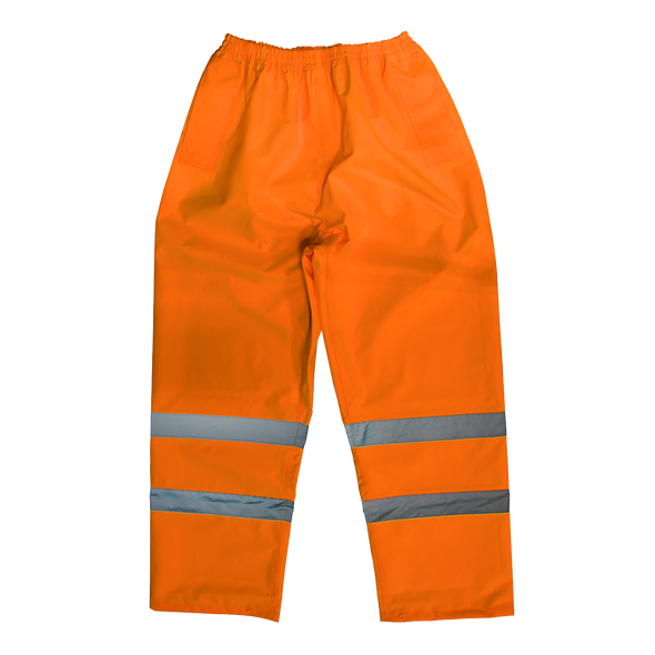 Worksafe® Hi-Vis Orange Waterproof Trousers - XX-Large