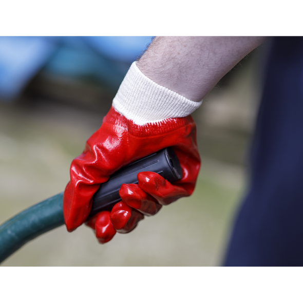 Worksafe® PVC Knit Wrist Gloves, Large - Pair